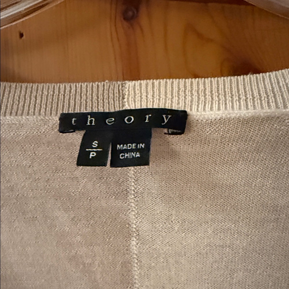 Theory Light Tan Knitwear